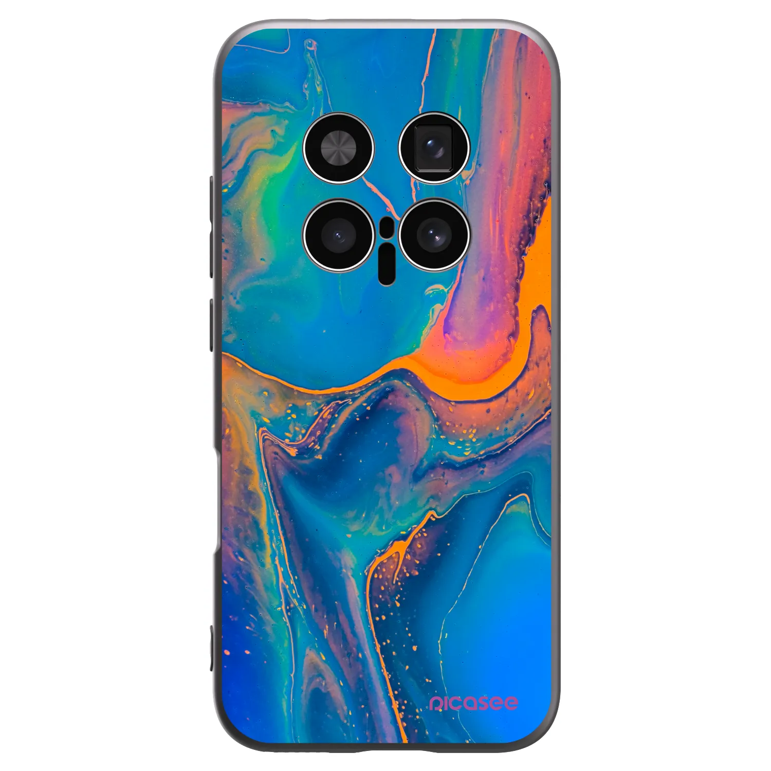 Picasee husă neagră din silicon pentru Honor Magic8 Pro 5G - Rainbow