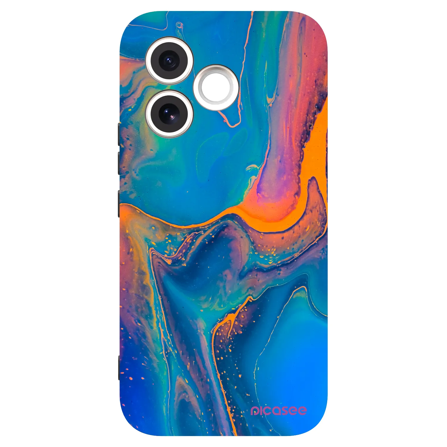 Picasee husă neagră din silicon pentru Honor 600 Lite - Rainbow