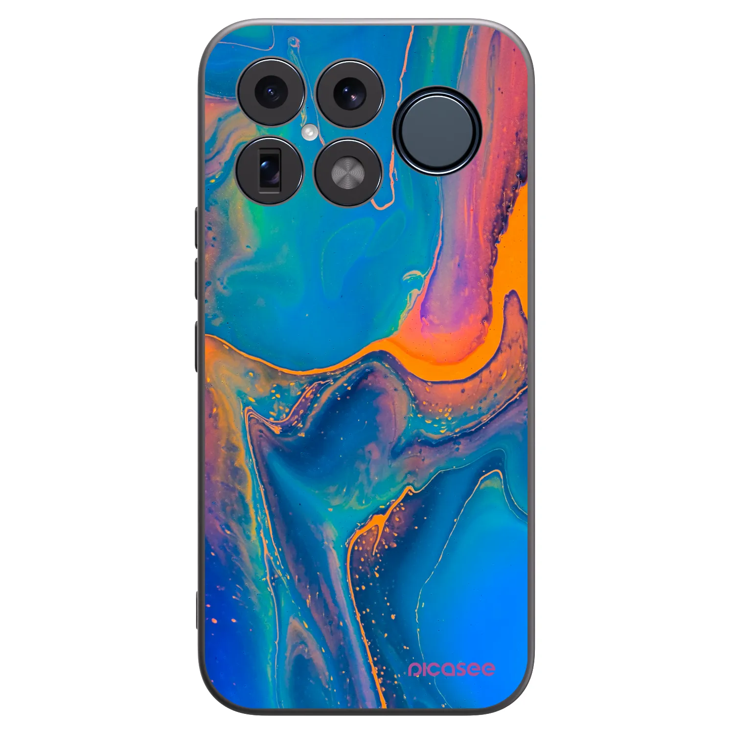 Picasee husă neagră din silicon pentru Xiaomi Poco F8 Ultra - Rainbow
