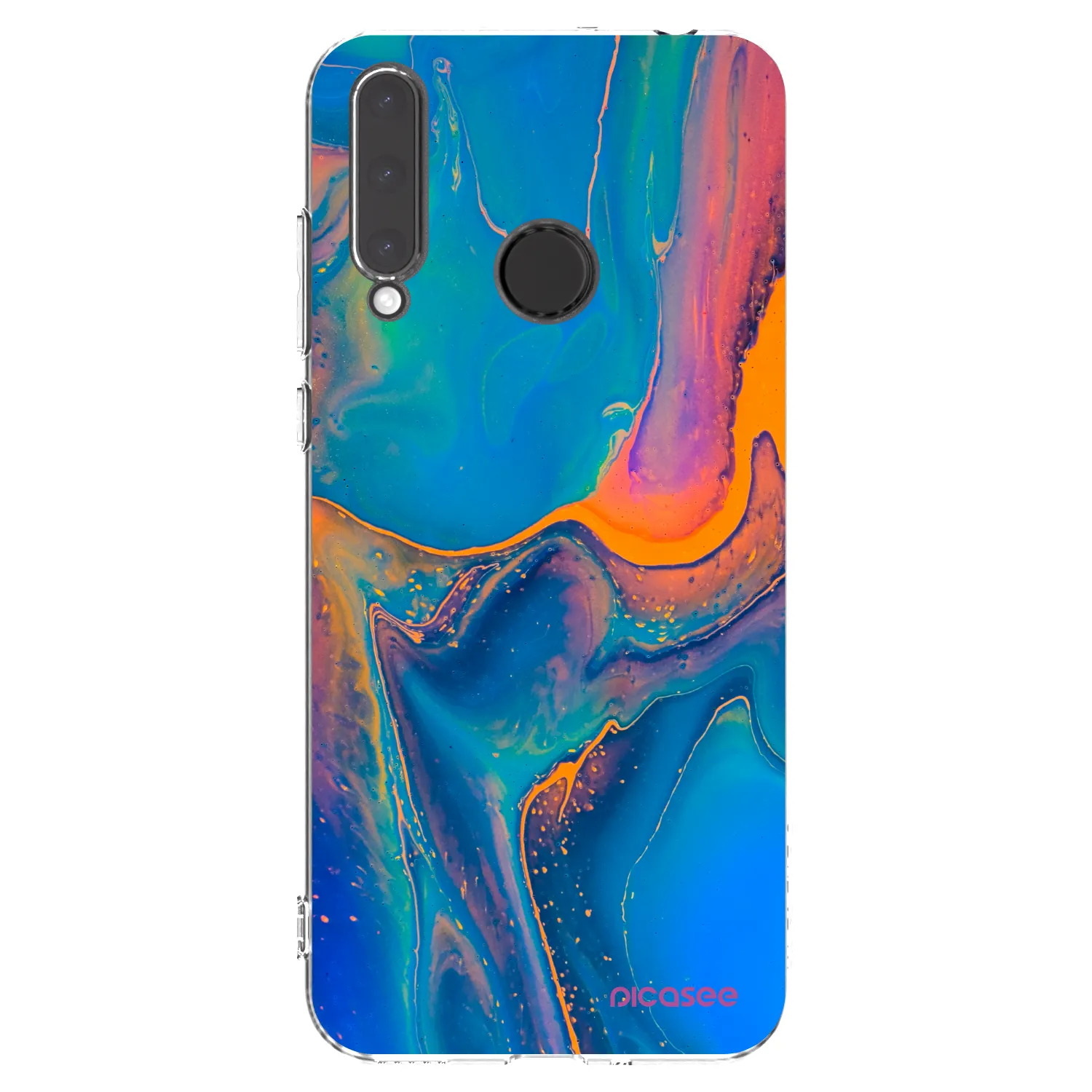 Picasee husă transparentă din silicon pentru Honor 20 Lite - Rainbow