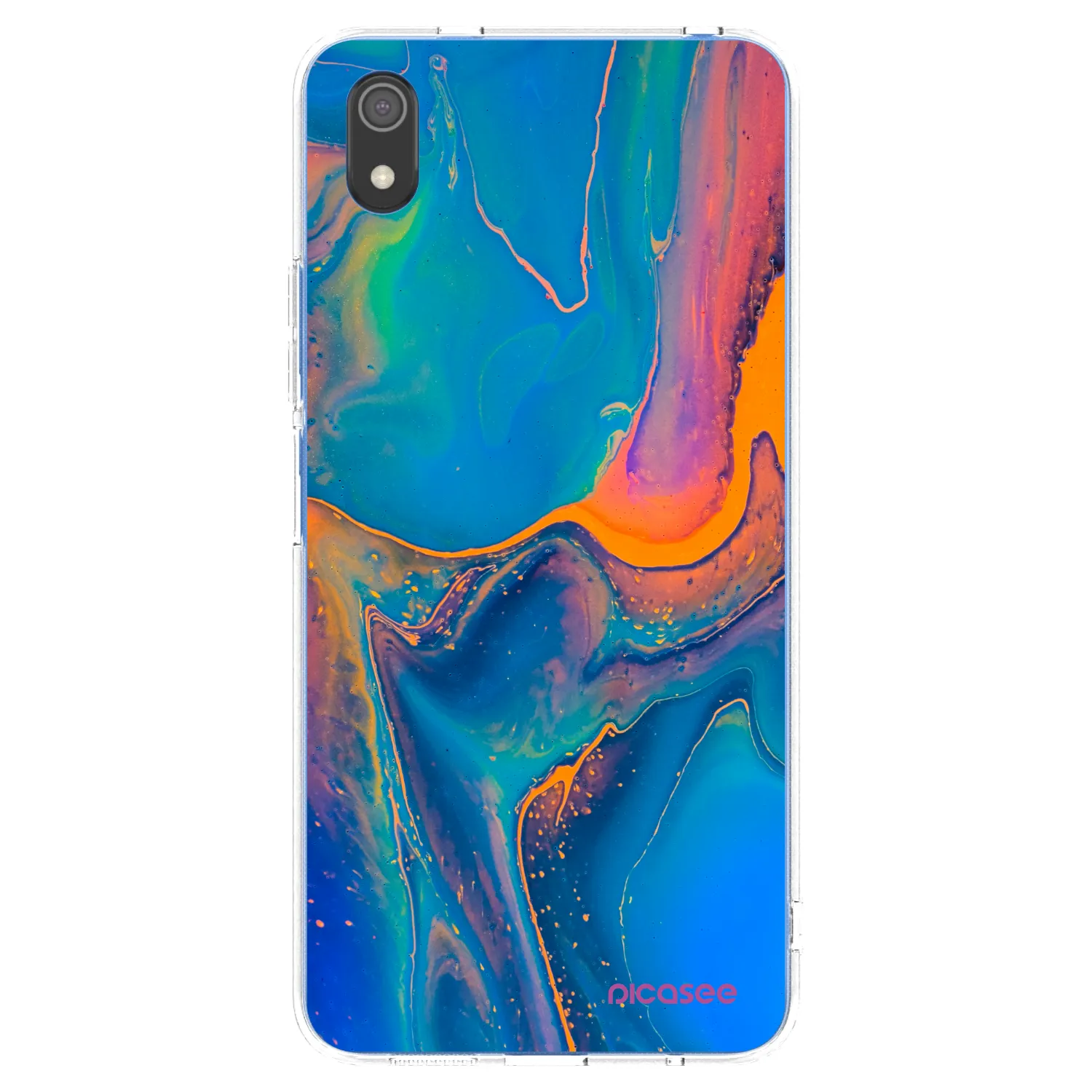 Picasee husă transparentă din silicon pentru Xiaomi Redmi 7A - Rainbow