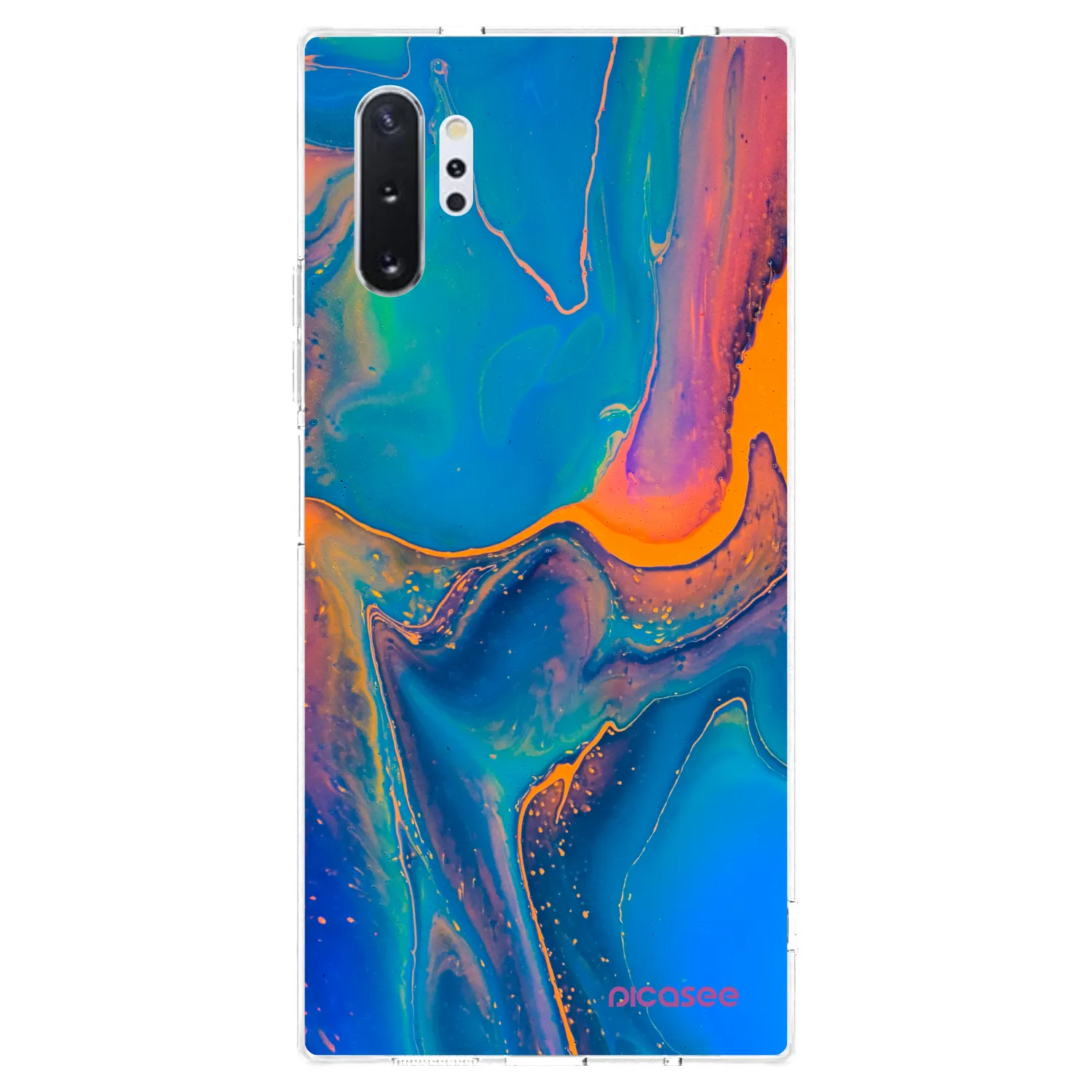 Picasee husă transparentă din silicon pentru Samsung Galaxy Note 10+ N975F - Rainbow