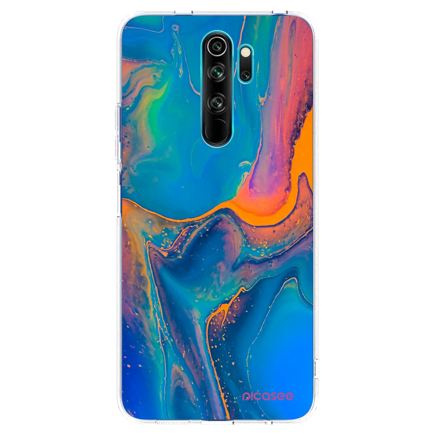 Picasee husă transparentă din silicon pentru Xiaomi Redmi Note 8 Pro - Rainbow