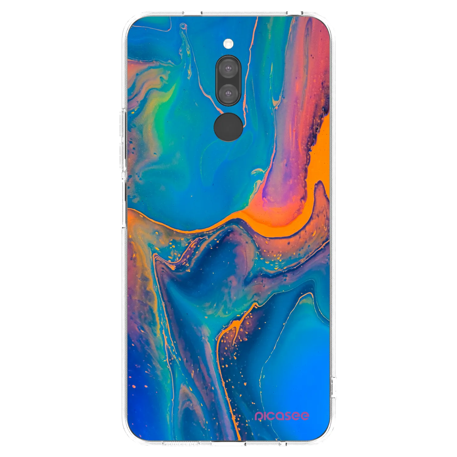 Picasee husă transparentă din silicon pentru Xiaomi Redmi 8 - Rainbow