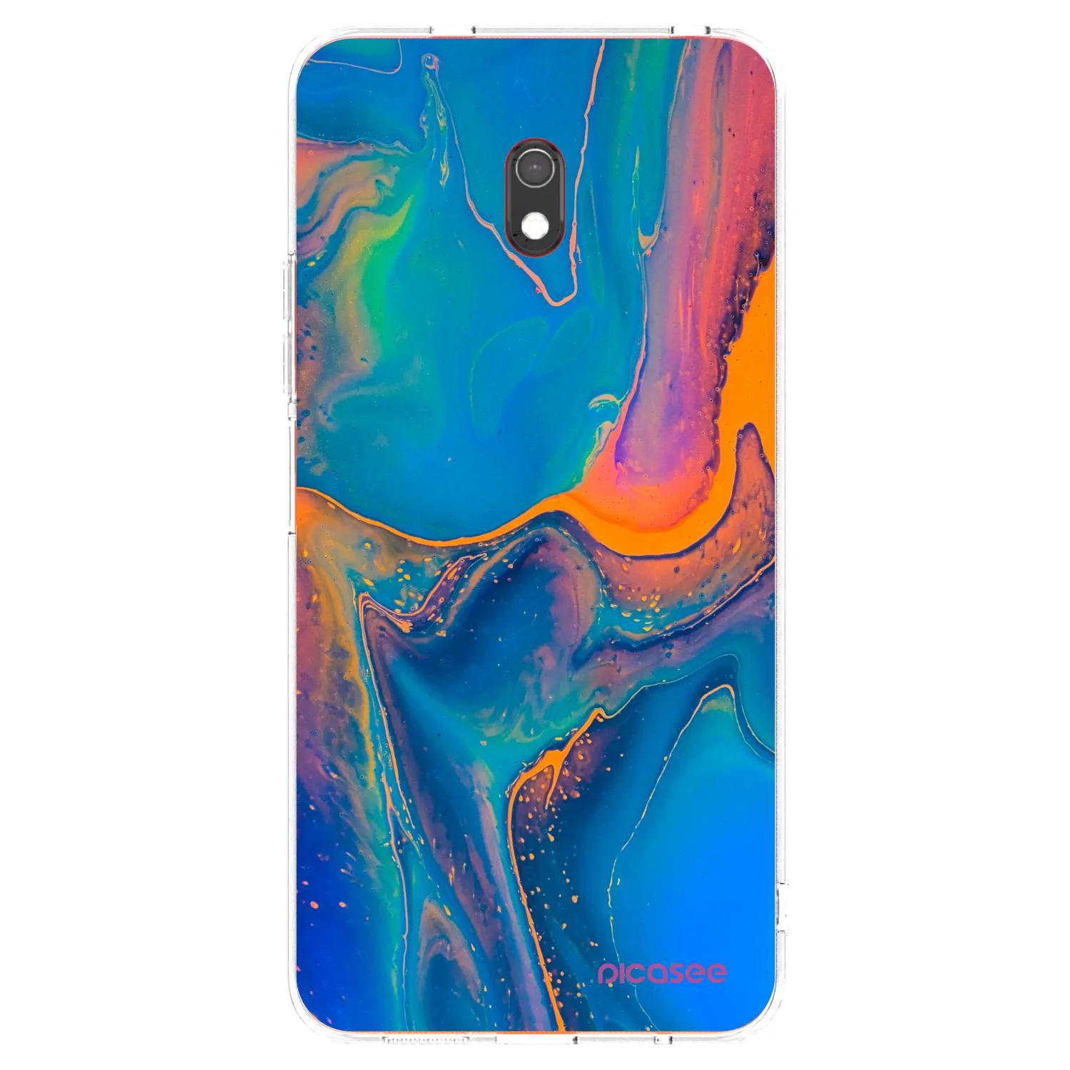 Picasee husă transparentă din silicon pentru Xiaomi Redmi 8A - Rainbow