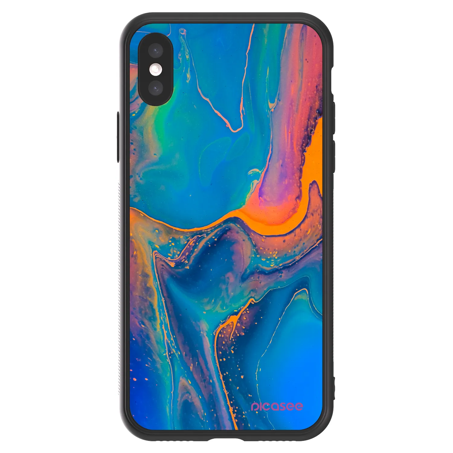 Picasee ULTIMATE CASE pentru Apple iPhone X/XS - Rainbow