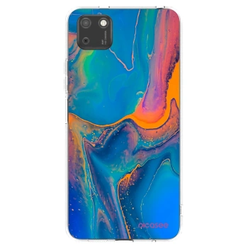 Picasee husă transparentă din silicon pentru Huawei Y5P - Rainbow