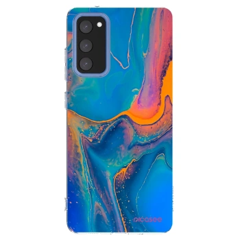 Picasee husă transparentă din silicon pentru Samsung Galaxy S20 FE - Rainbow