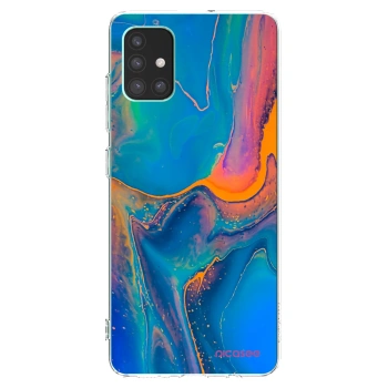 Picasee husă transparentă din silicon pentru Samsung Galaxy M51 M515F - Rainbow
