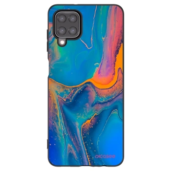 Picasee husă neagră din silicon pentru Samsung Galaxy A12 A125F - Rainbow
