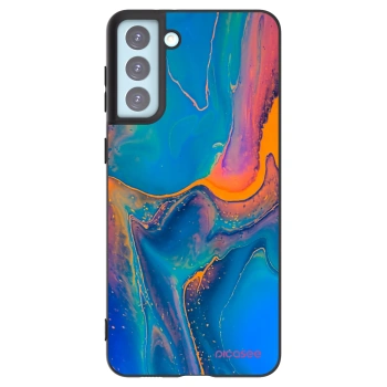 Picasee husă neagră din silicon pentru Samsung Galaxy S21+ 5G G996F - Rainbow