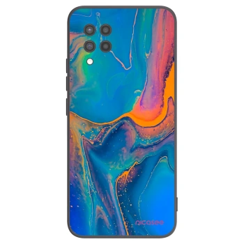 Picasee husă neagră din silicon pentru Samsung Galaxy A42 A426B - Rainbow
