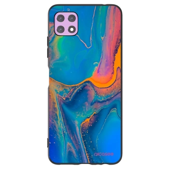 Picasee husă neagră din silicon pentru Samsung Galaxy A22 A226B 5G - Rainbow
