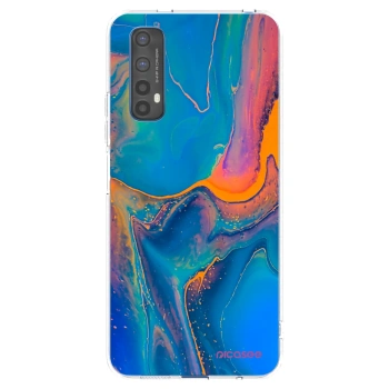 Picasee husă transparentă din silicon pentru Realme 7 - Rainbow