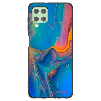 Picasee husă neagră din silicon pentru Samsung Galaxy A22 A225F 4G - Rainbow