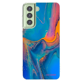 Picasee husă transparentă din silicon pentru Samsung Galaxy S21 FE 5G - Rainbow