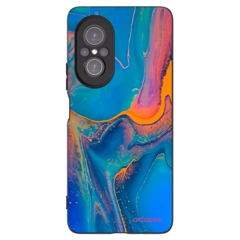 Picasee husă neagră din silicon pentru Huawei Nova 9 SE - Rainbow