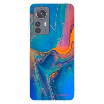Picasee husă transparentă din silicon pentru Xiaomi 12 Pro - Rainbow