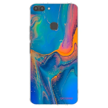 Picasee husă transparentă din silicon pentru Huawei P Smart - Rainbow