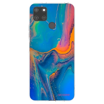 Picasee husă transparentă din silicon pentru Realme C21Y - Rainbow