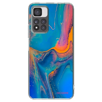Picasee husă transparentă din silicon pentru Xiaomi Redmi Note 11 Pro+ 5G - Rainbow