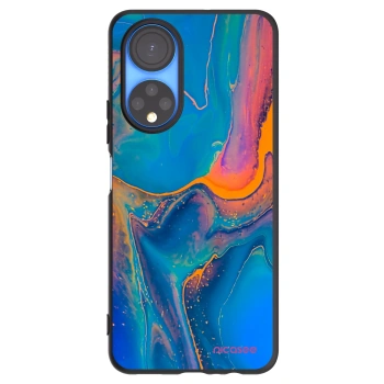 Picasee husă neagră din silicon pentru Honor X7 - Rainbow