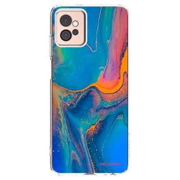 Picasee husă transparentă din silicon pentru Motorola Moto G32 - Rainbow