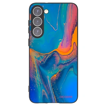 Picasee husă neagră din silicon pentru Samsung Galaxy S23+ 5G - Rainbow