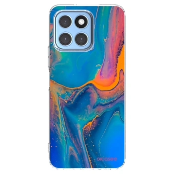 Picasee husă transparentă din silicon pentru Honor X8 5G - Rainbow