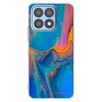 Picasee husă transparentă din silicon pentru Honor X8a - Rainbow