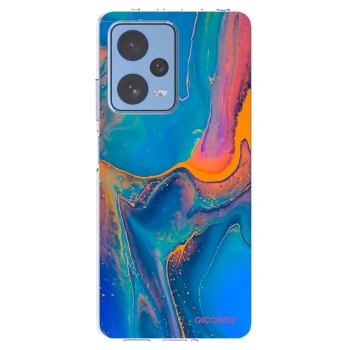 Picasee husă transparentă din silicon pentru Xiaomi Redmi Note 12 Pro 5G - Rainbow