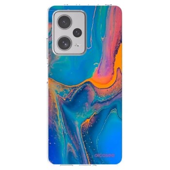 Picasee husă transparentă din silicon pentru Xiaomi Redmi Note 12 Pro+ 5G - Rainbow