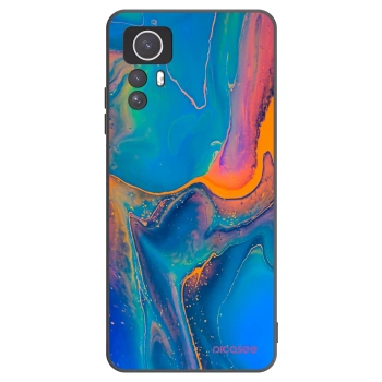 Picasee husă neagră din silicon pentru Xiaomi Redmi Note 12S - Rainbow