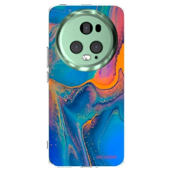 Picasee husă transparentă din silicon pentru Honor Magic5 Pro - Rainbow