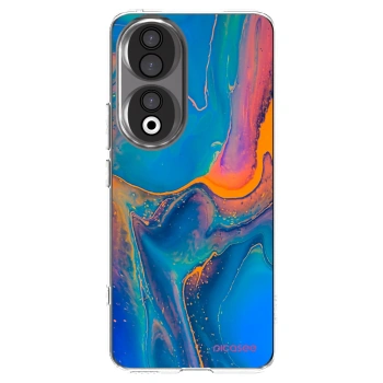 Picasee husă transparentă din silicon pentru Honor 90 5G - Rainbow