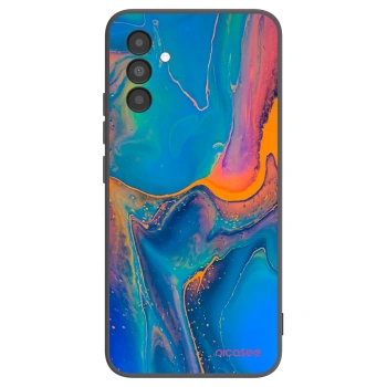 Picasee husă neagră din silicon pentru Samsung Galaxy A04s A047F - Rainbow