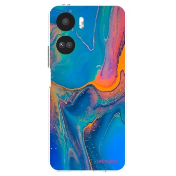 Picasee husă transparentă din silicon pentru Honor 90 Lite 5G - Rainbow