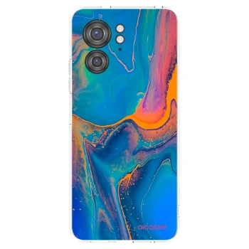Picasee husă transparentă din silicon pentru Motorola Edge 40 - Rainbow