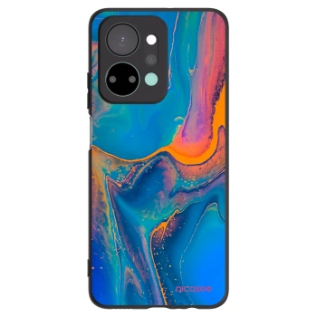 Picasee husă neagră din silicon pentru Honor X7a - Rainbow