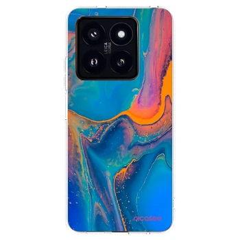 Picasee husă transparentă din silicon pentru Xiaomi 14 Pro - Rainbow