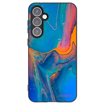 Picasee husă neagră din silicon pentru Samsung Galaxy S23 FE S711B - Rainbow