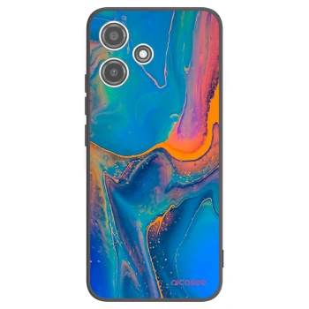 Picasee husă neagră din silicon pentru Xiaomi Redmi 12 5G - Rainbow