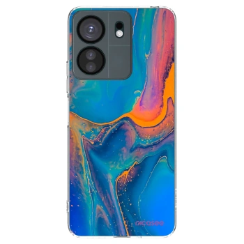 Picasee husă transparentă din silicon pentru Xiaomi Redmi 13C 4G - Rainbow