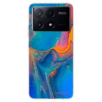 Picasee husă transparentă din silicon pentru Xiaomi Poco X6 Pro - Rainbow