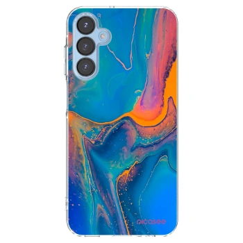 Picasee husă transparentă din silicon pentru Samsung Galaxy A15 A156B 5G - Rainbow