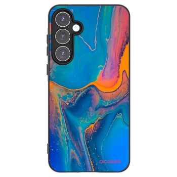 Picasee husă neagră din silicon pentru Samsung Galaxy A55 5G A556B - Rainbow