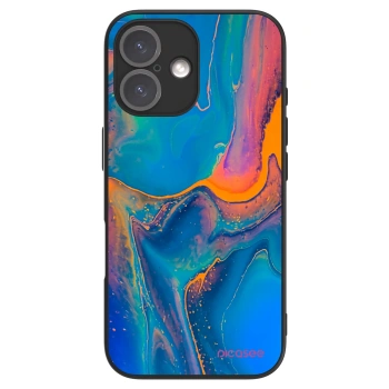Picasee ULTIMATE CASE MagSafe pentru Apple iPhone 16 - Rainbow
