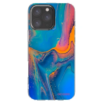 Picasee husă transparentă din silicon pentru Apple iPhone 16 Pro Max - Rainbow