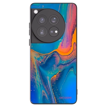 Picasee husă neagră din silicon pentru OnePlus 12 5G - Rainbow
