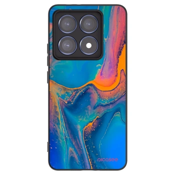 Picasee husă neagră din silicon pentru Xiaomi 14T Pro - Rainbow